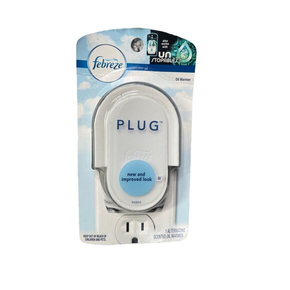 Febreze Noticeables Dual Scented Plug Starter Kit 1 Count Pack White Home - Picture 1 of 8